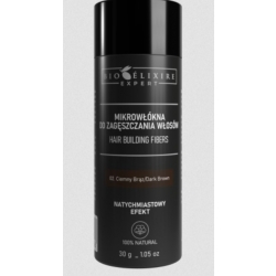Bioelixire EXPERT Mikrowłókna do zagęszczania włosów 30 g - Ciemny Brąz / Dark Brown